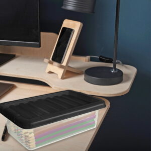 Plastic 6 Litre Box With Black Lid - Image 10