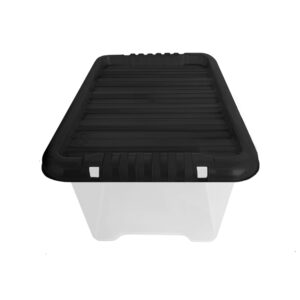 Plastic 13 Litre Box With Black Lid - Image 3