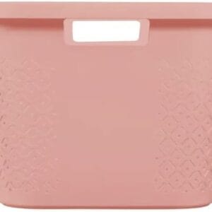 50L Pink Rectangular Laundry Basket - Image 5