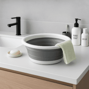 Collapsible Round Washing Bowl Basin - Image 6